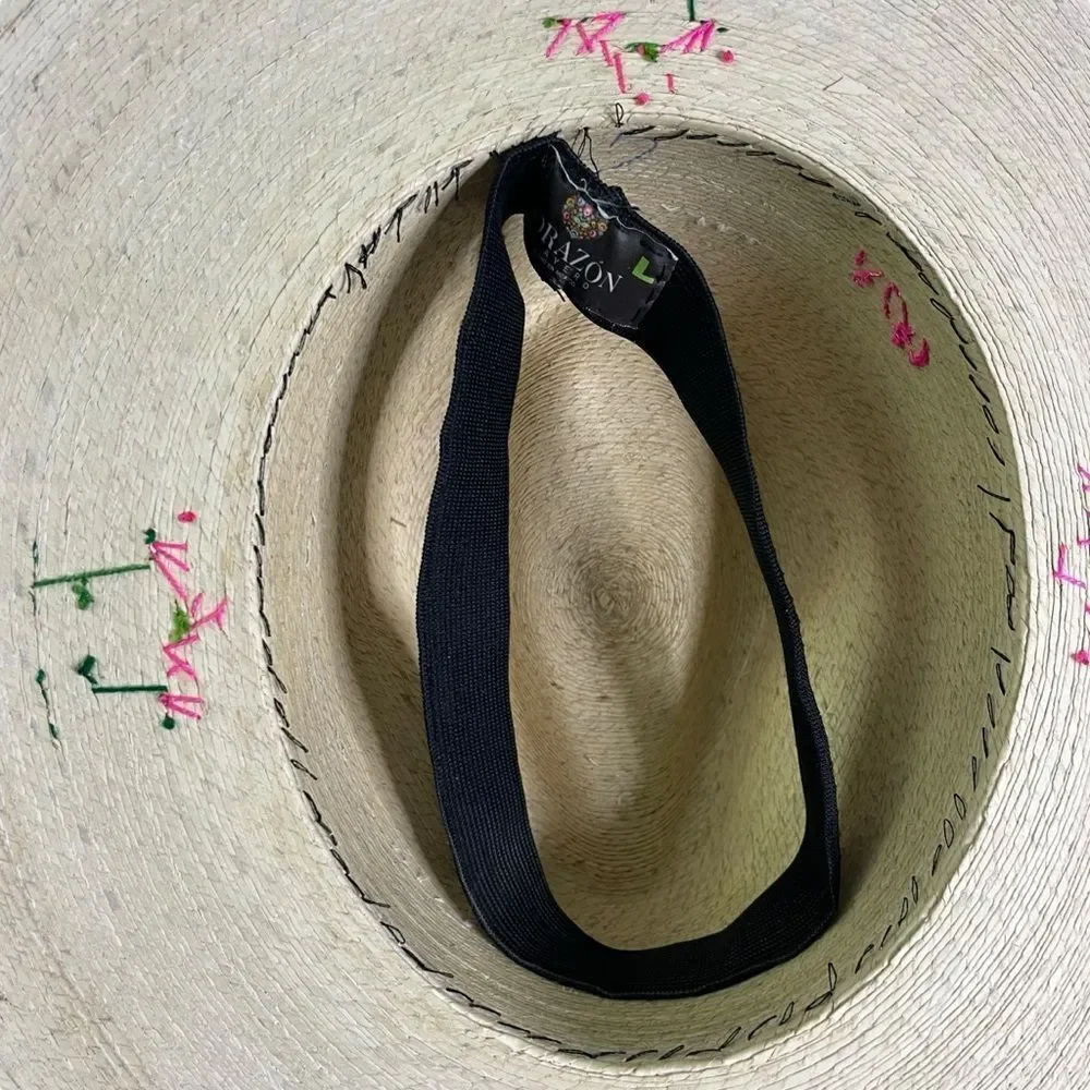 Corazon Playero Exclusive Cactus Embroidered Sun Hat